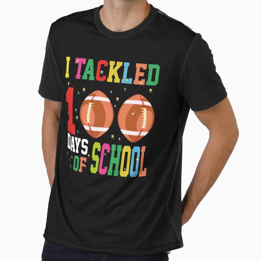 I Tackled 100 Days Of School Football 100th Day School by M7MED12