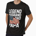Legend Husband Dad Papa American Flag Fathers Day by silladive