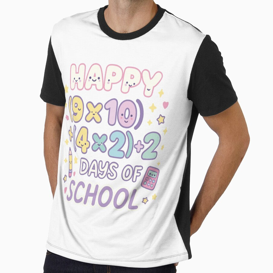 Happy 100 Days of School - Cute 100th day of school Math by RyuEssence