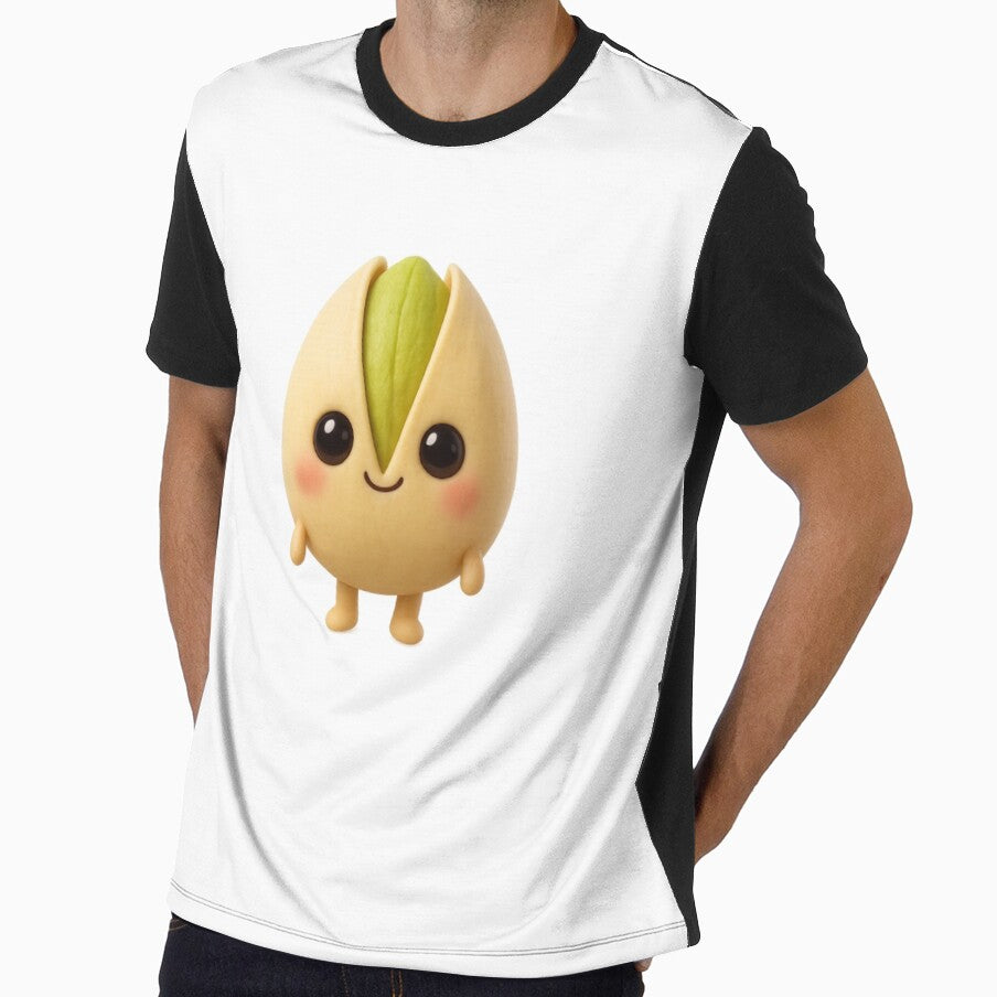 Cute Pistachio Character | Kawaii Adorable Fun Nut Food Art by Moons Studio