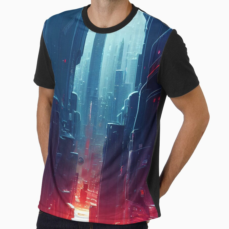 Dark Neon Cyberpunk City - AI Generated Art by Vault256