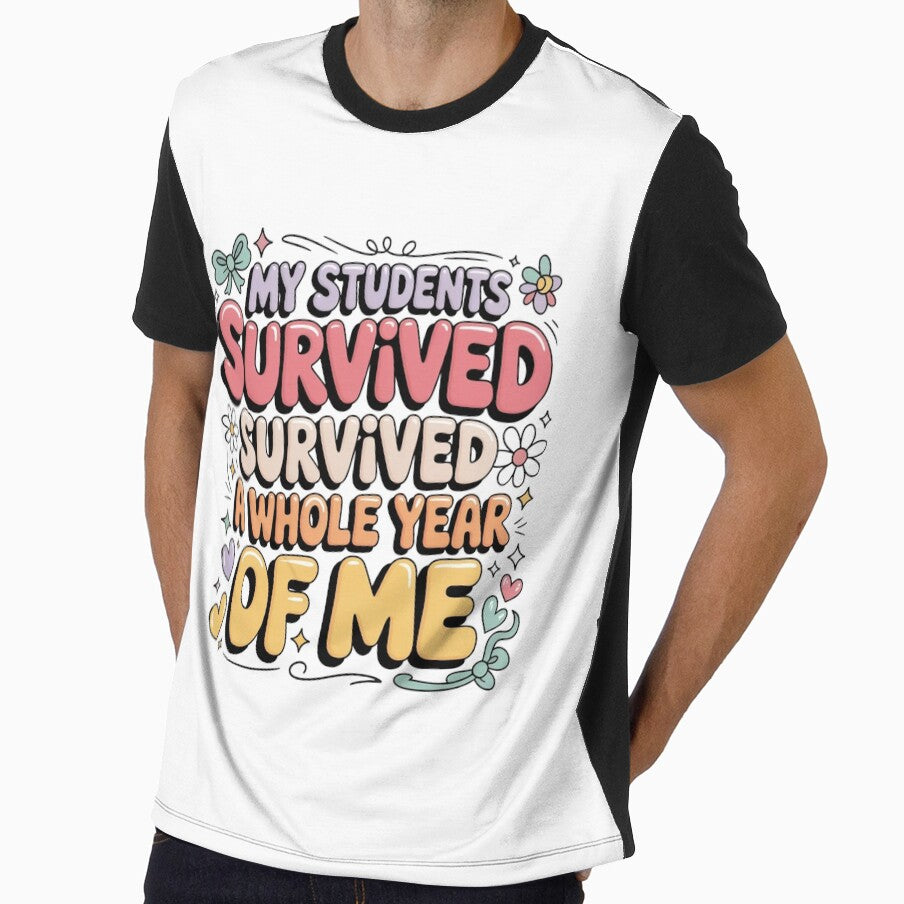 My Students Survived A Whole Year of Me Teacher Coquette Bow by ZACK ART