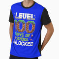 Level 100 Days Of School Unlocked Gamer Boy Kids 100th Day by KevinorNorris