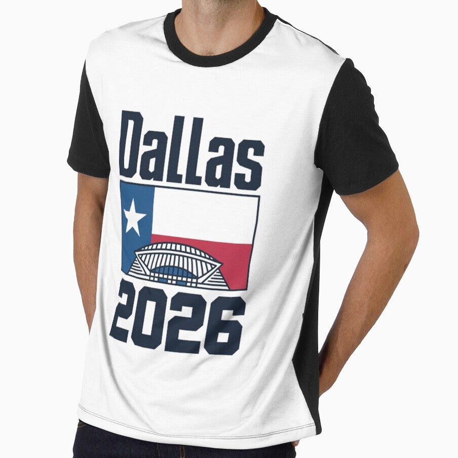 Dallas 2026 Texas Soccer Souvenir T-Shirt V14 by DarylWelsh2024