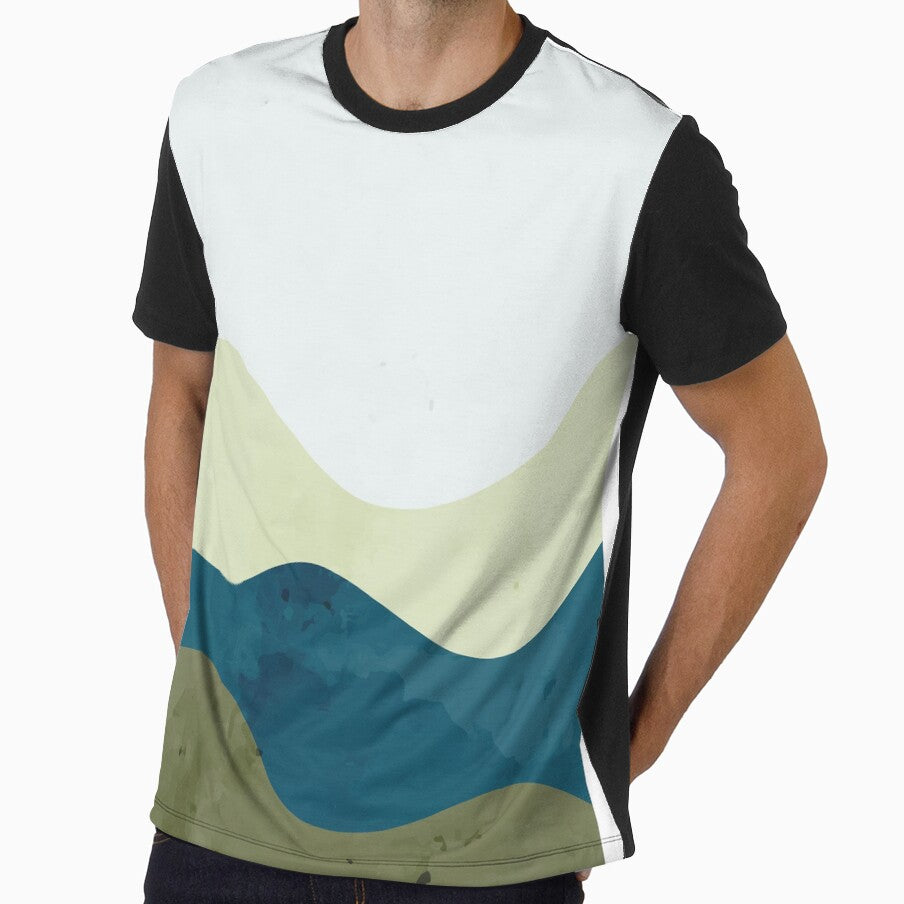 Modern Minimalist, Abstract Landscape Set by SerenaMinimal