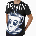 Morning Coffee (blue and white) by DKdesigns27