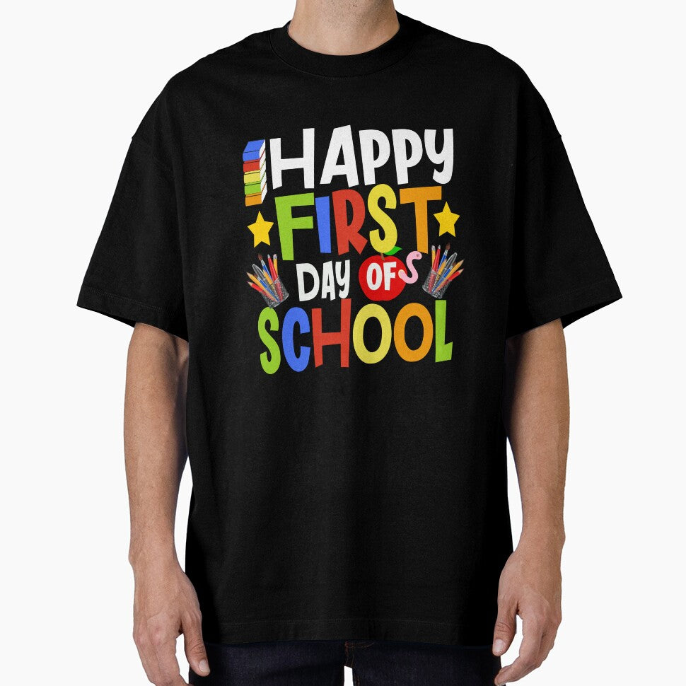 Funny Happy First Day of School For Teacher or Student by Fashions-Gifts