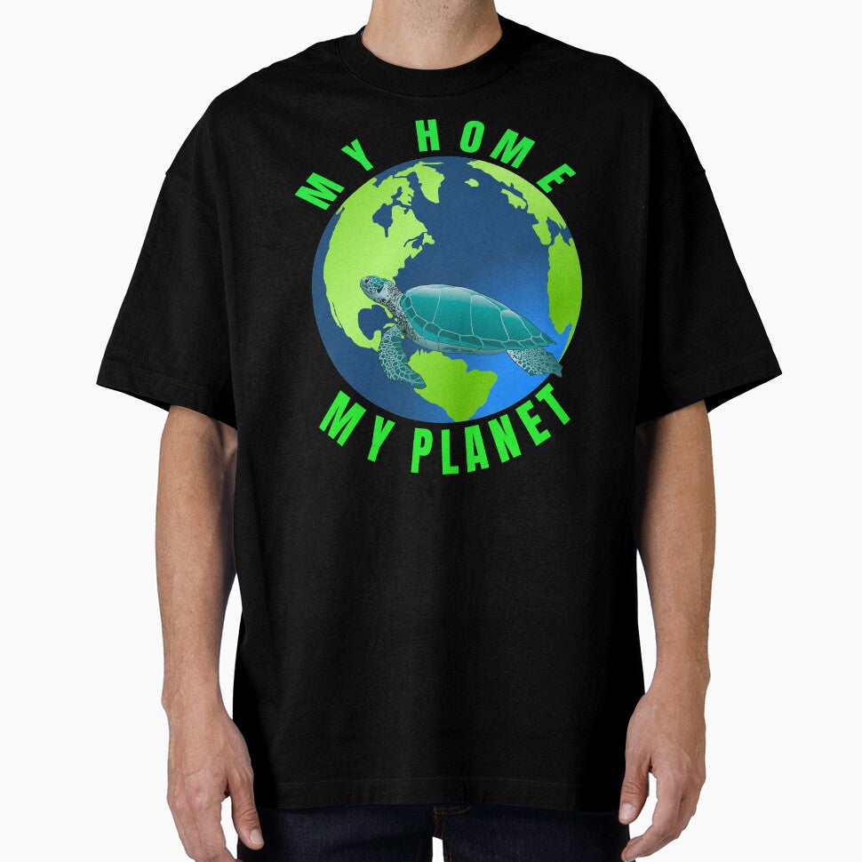 Sea Turtle My Home My Planet Too Earth  Day Gifts by walkingrock