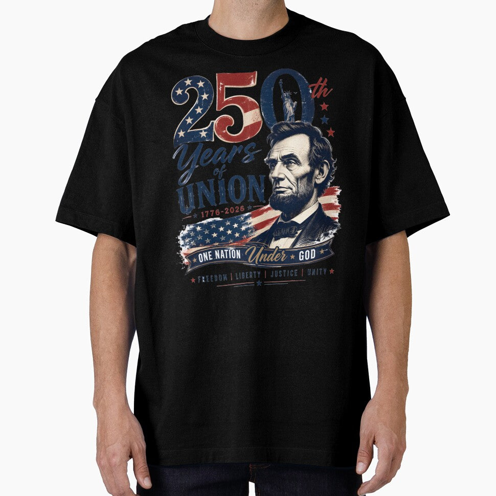 Vintage America 250th Anniversary 1776 2026 Patriotic Lincoln by AnnDesignStudio