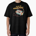 Plug In Your Past – Retro Cassette Tape & Headphones Design by PrintMastery