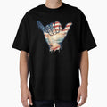 USA Shaka American Flag Surf Beach Sunset by MythicCotton