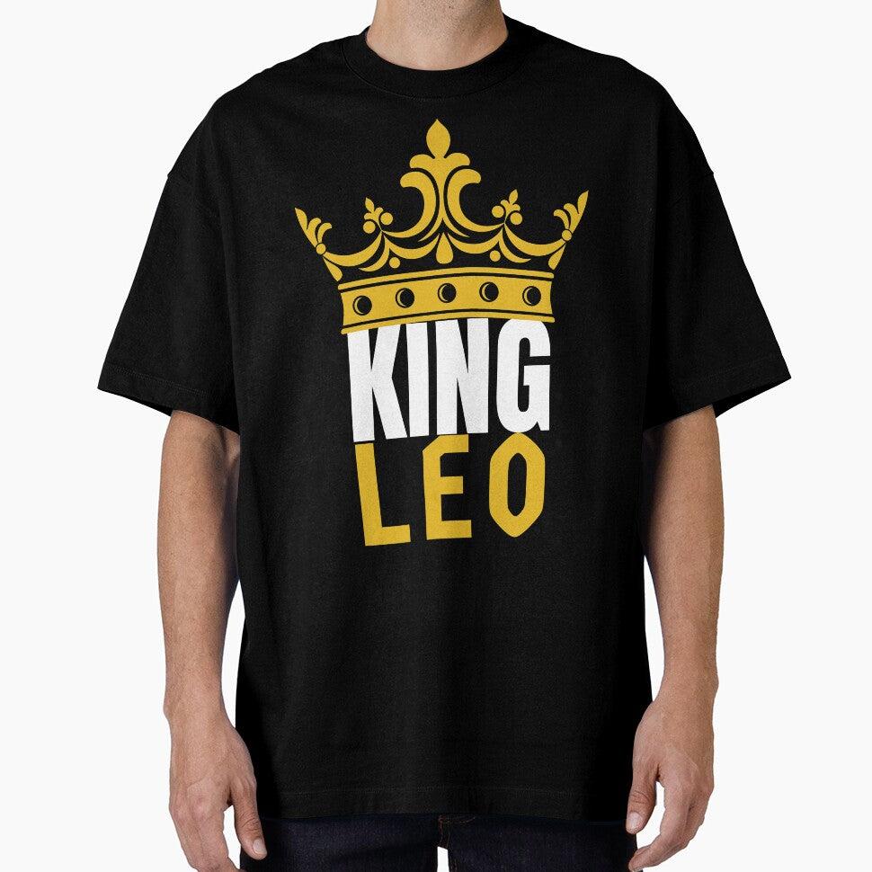 King Leo Birthday Horoscope Shirt Zodiac Sign Astrology Gift by Easyas