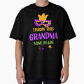 Throw This Grandma Some Beads Funny Mask Mardi Gras Costume Gift by TMelonShop