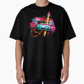 Retro 80s Cassette Tape Graffiti Graphic Tee by curiouschimp