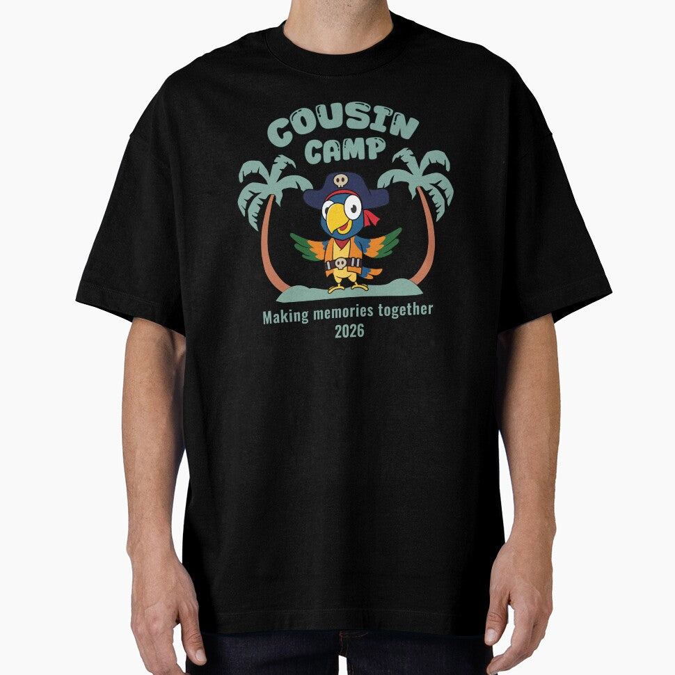 Cousin Camp Making Memories Together 2026– Family Reunion Matching Shirt by PixelWaveBD