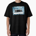 Blank Customizable Blue Floral Cassette Tape by everything4eva