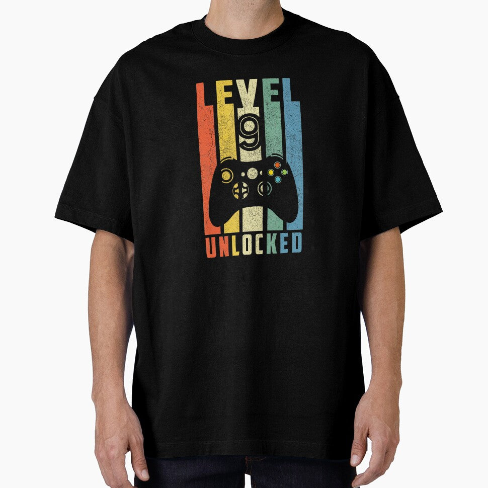 Level 9 Unlocked Gamer Birthday Funny by FGTV2021