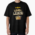 Level Legend - Funny Retro Gamer Birthday Pixel Art Crown by JB-designstudio
