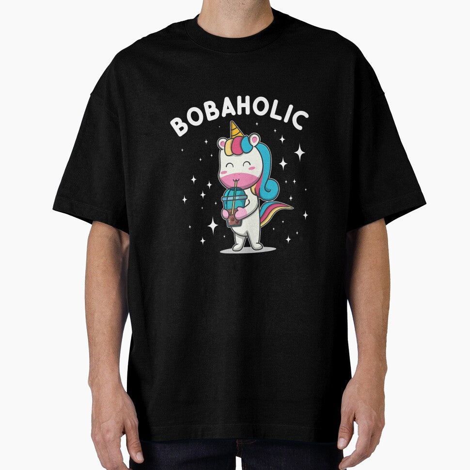 BOBAHOLIC UNICORN KAWAII CUTE BUBBLE MILK BOBA TEA by sobriowslen