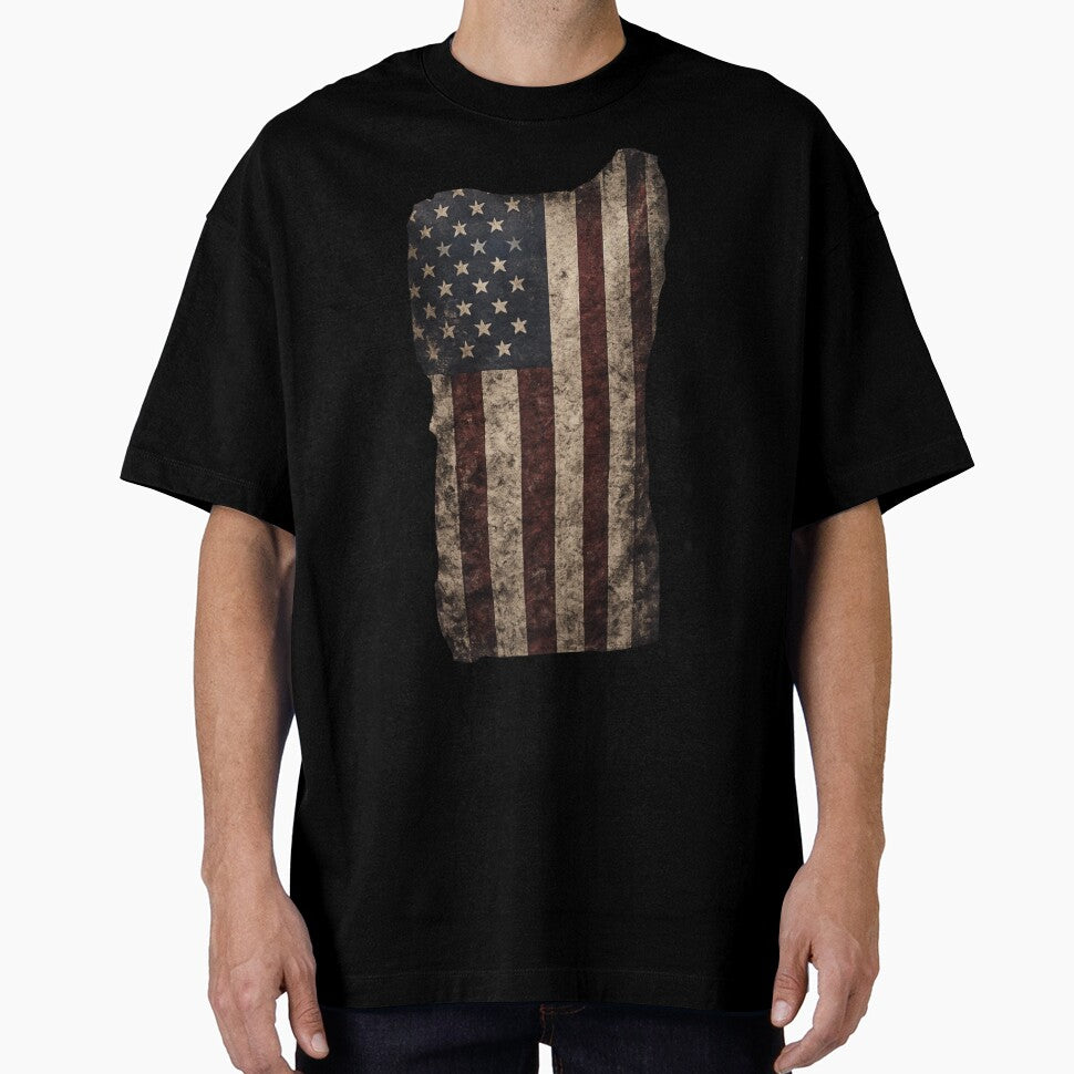 Vintage American Flag Soccer Fan Design by Junior-Design