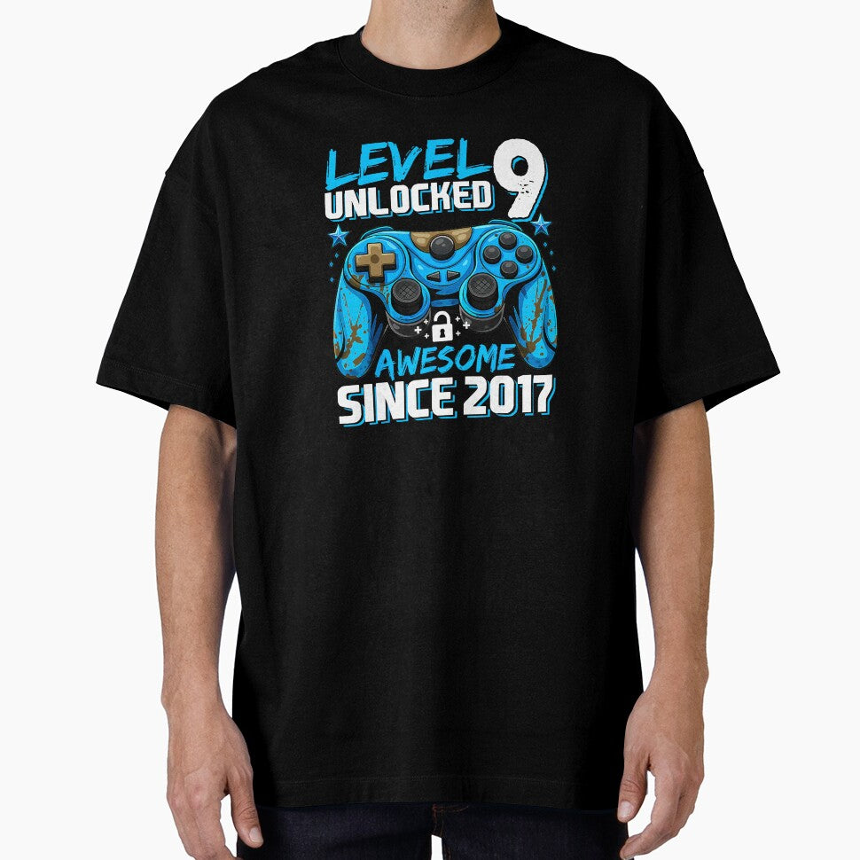 Level Unlocked 9 Gamer Birthday Awesome Since 2017 Gaming by FGTV2021