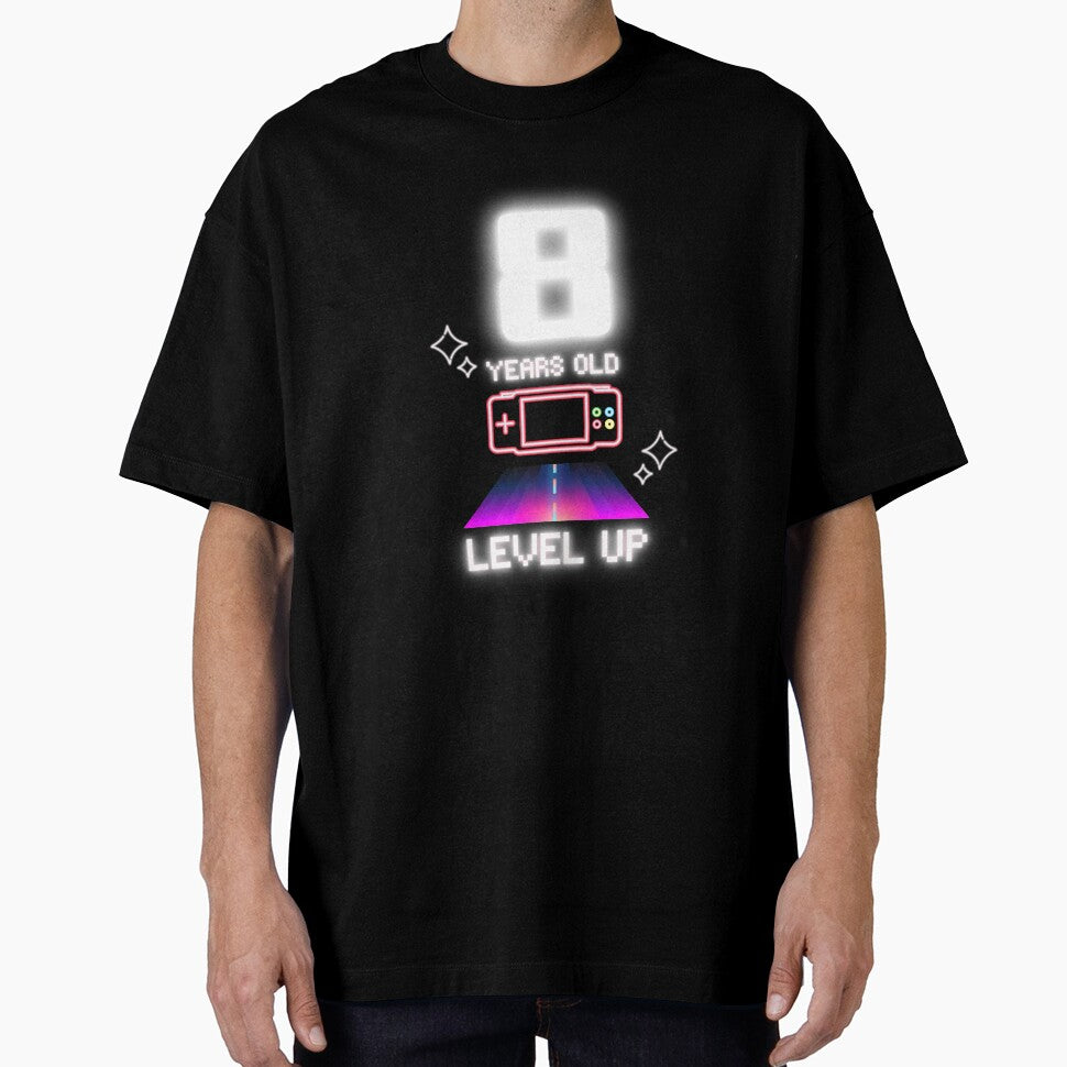 Funny Gamer 8th Birthday Gifts for Game Lover - You are Level Up : Level 8 Unlocked by kongju