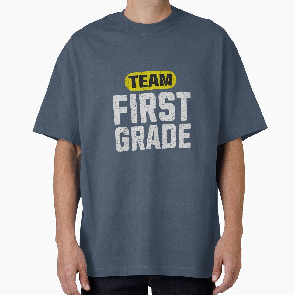 Cute Team First Grade Squad Elementary School Crew by AnimaThread