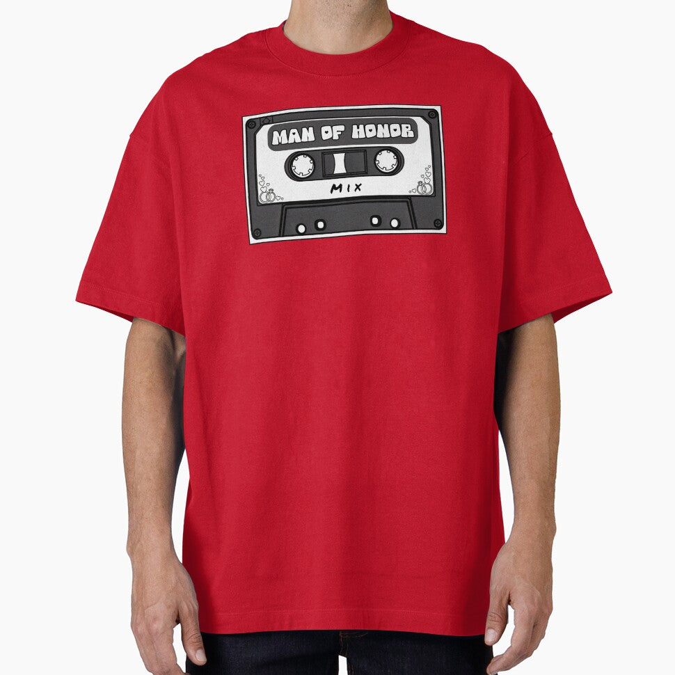 Man of Honor Mix Tape Retro Wedding Party Cassette Design by MusicFanTees