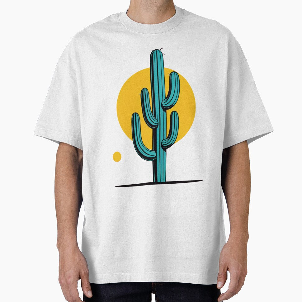 Desert Cactus Minimalist Retro Design by urbnstreet