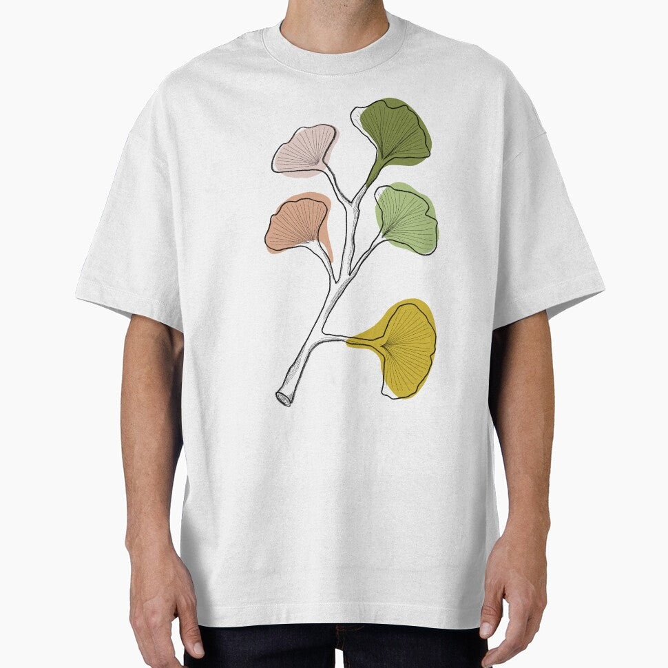 Poetic Ginkgo - minimalist botanical illustration by À fleur de forme