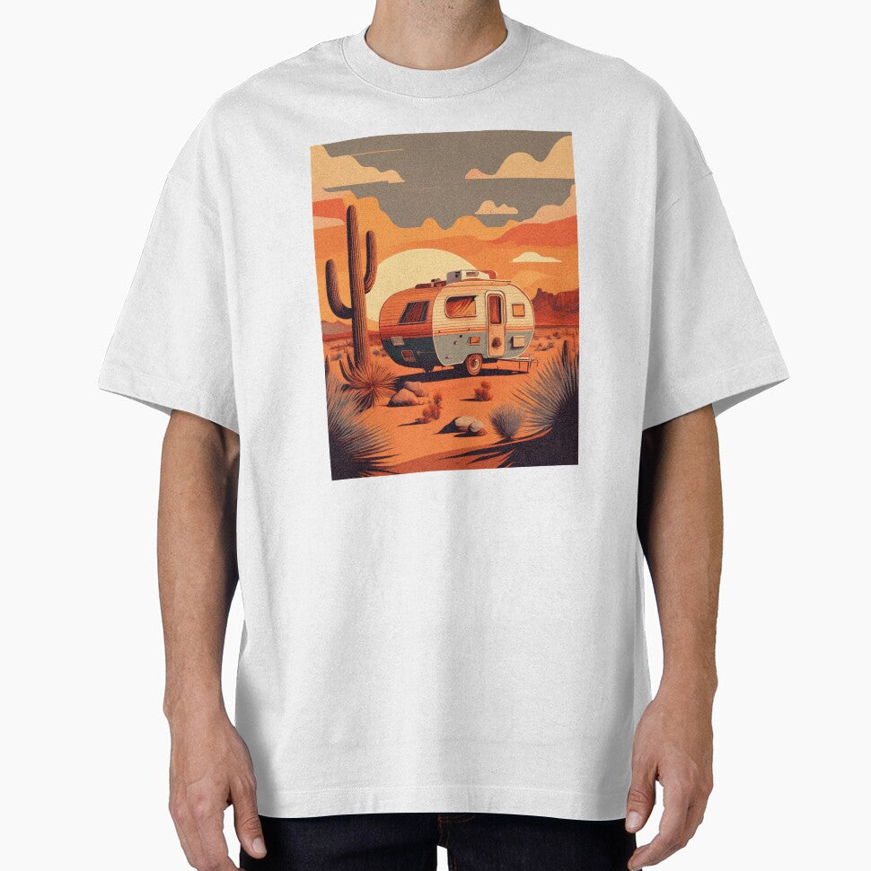Desert Dreams – Retro Travel Trailer in Arizona by DVNarts