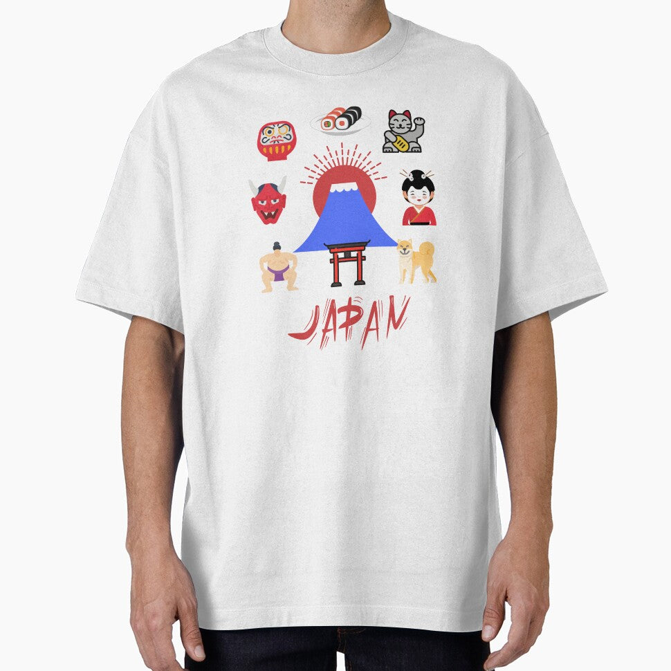 Japan T Shirt - Japanese Art Design - Mt.Fuji Design - Sumo Desing - Akita Ken - Sushi Design - by PowerKanjiFit