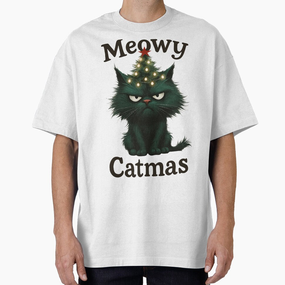 Meowy Catmas Moody cat by HandicraftArt