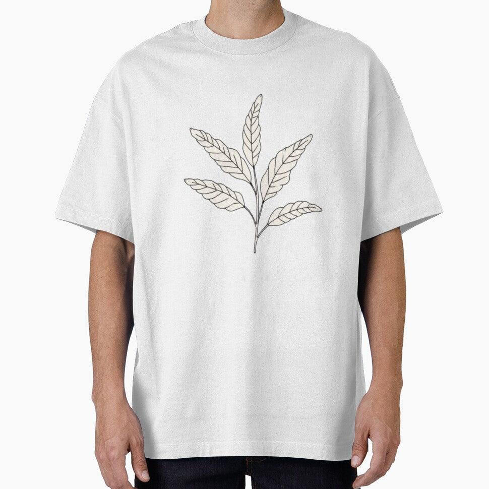 Minimalist Leaf Branch Botanical Line Art by LstpStudio-Art