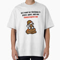 Festive and Full of It - Funny Santa Hat poop by CuteCartoon