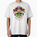 Mardi Gras mask in typical colors of festival to celebrate carnival in style by Lilly-Rune