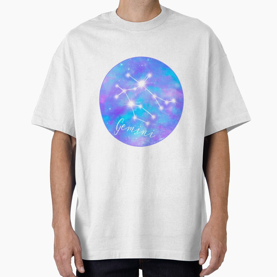 Gemini Zodiac sign constellation stars by orangerinka