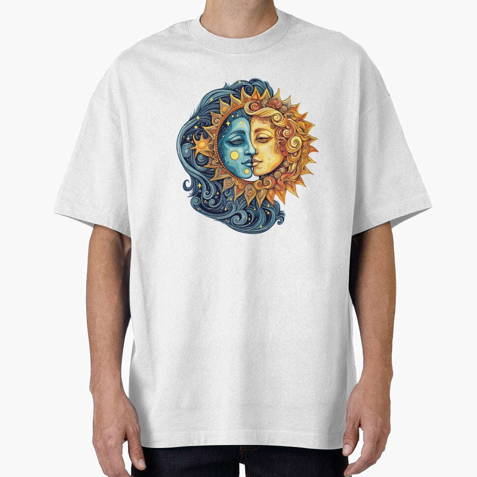 Sun and Moon: Celestial Harmony Illustration by jgvisualarts