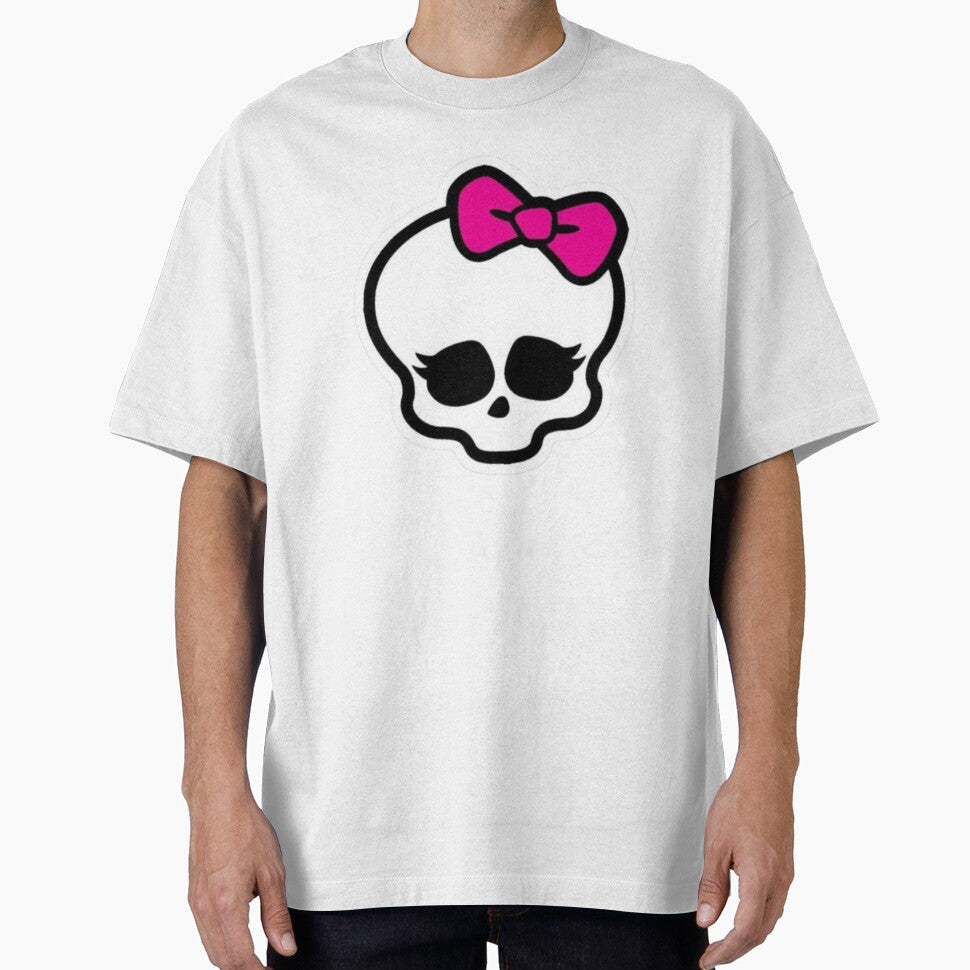 Cute Pink Skull with Bow | Kawaii Goth Sticker | Girly Halloween Skull Aesthetic by Feminine Energy Studio