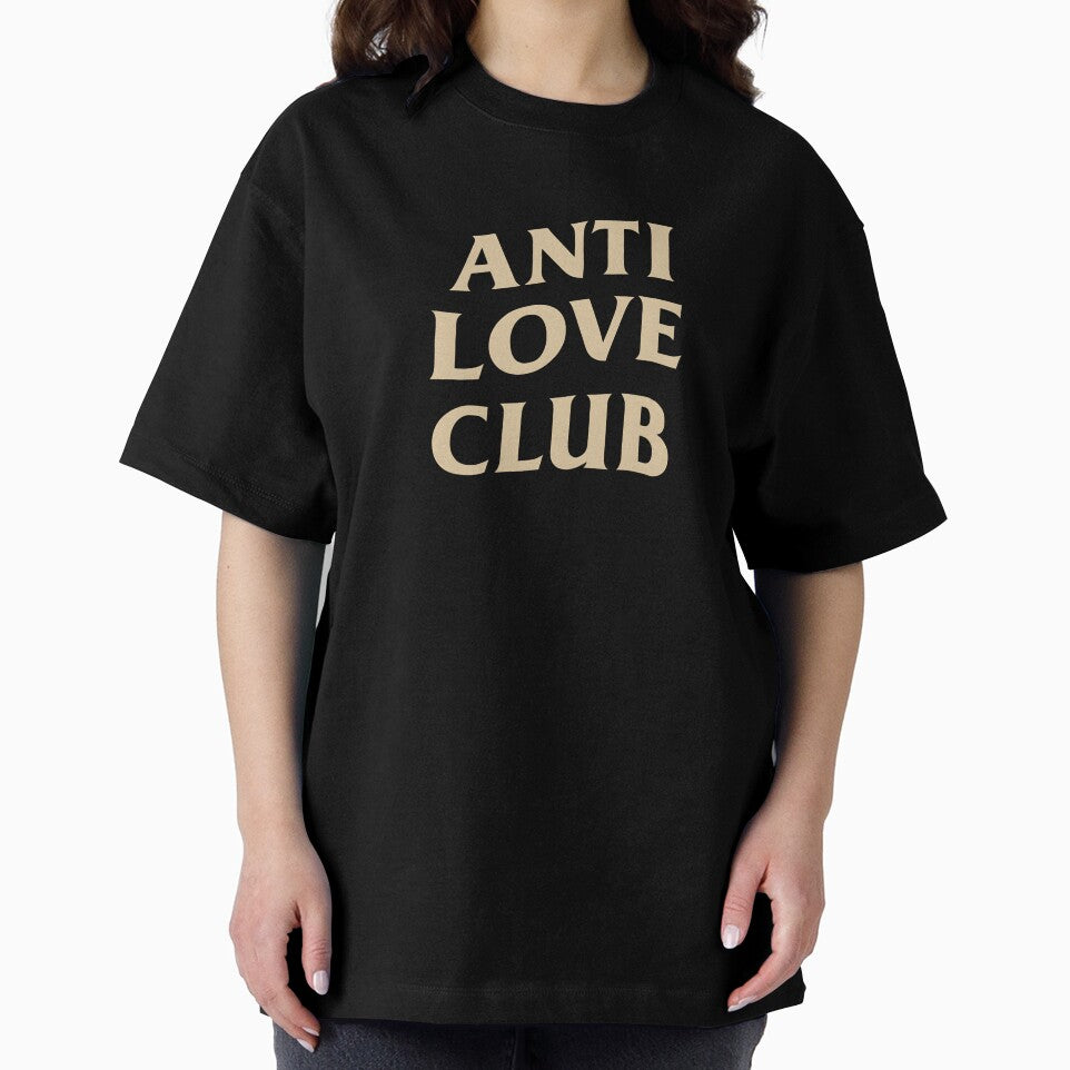 Anti Love Club – Funny Anti Valentine’s Day Statement Shirt by SVALANART