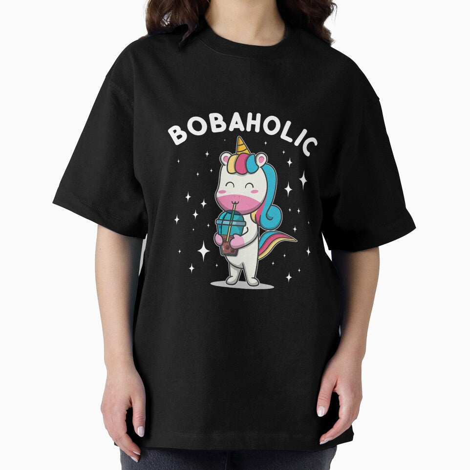 BOBAHOLIC UNICORN KAWAII CUTE BUBBLE MILK BOBA TEA by sobriowslen