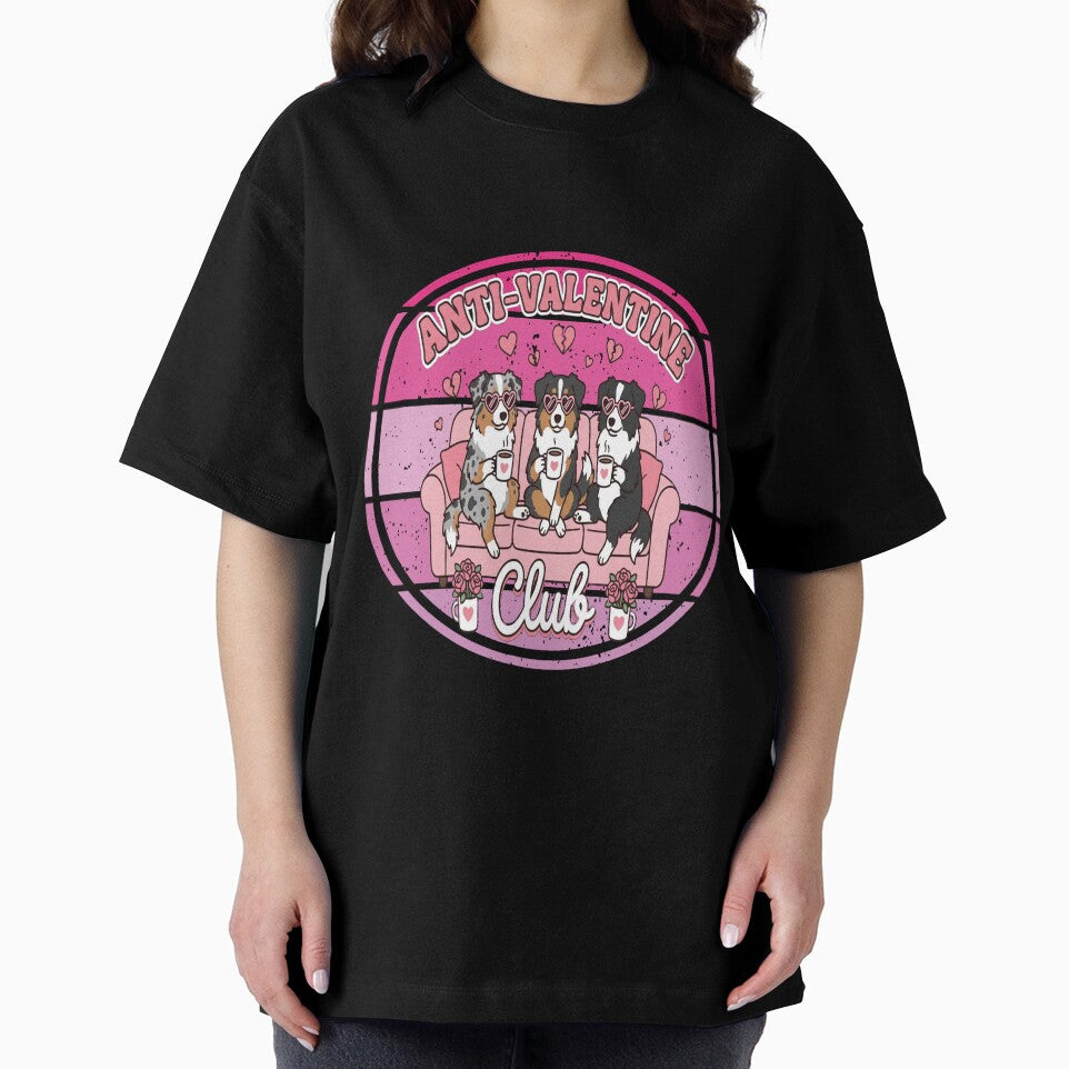 Anti Valentine Club – Funny Dog Valentine Design for Singles & Galentines by SoftSoaring