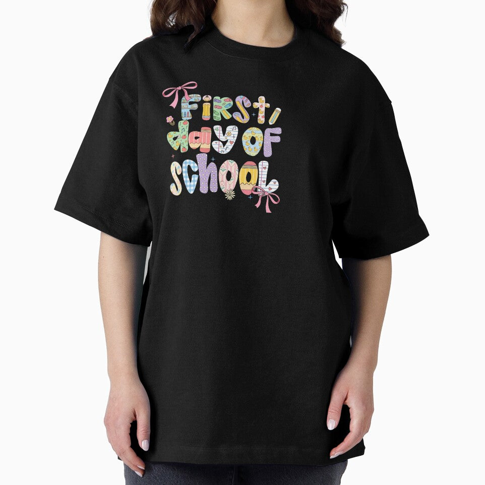 Cute Coquette First Day of School Girls Bow by KroghDs