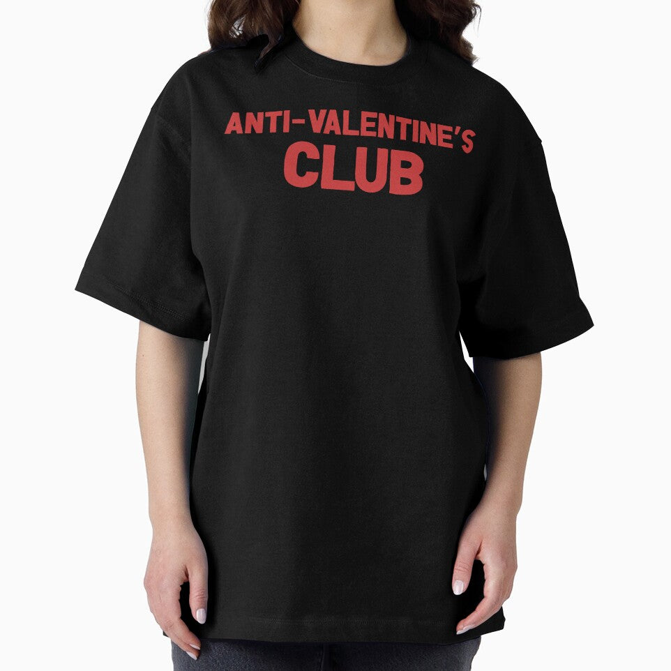Anti-Valentine's Club - Funny Valentine's Day, Anti-Love Humor (Red Design) 2 by Spiprinto