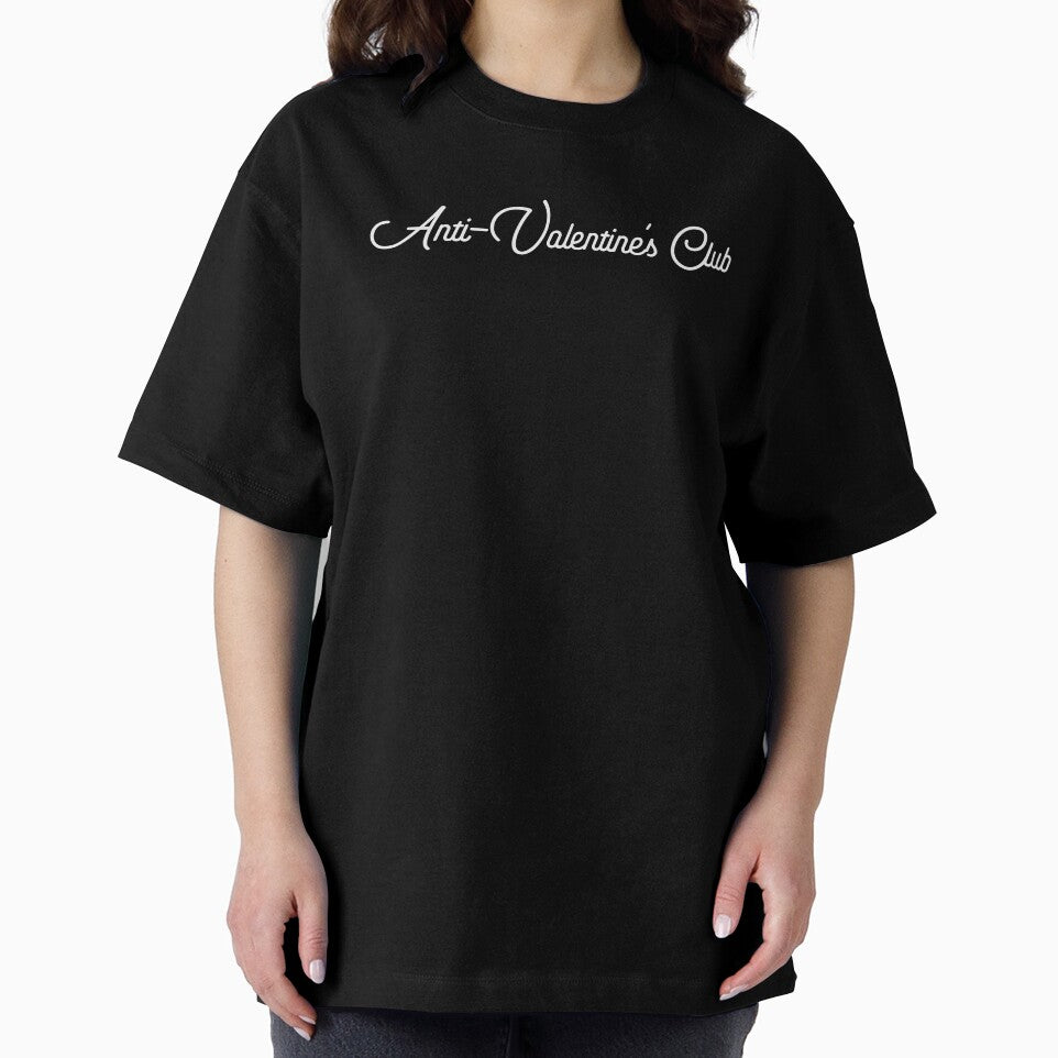 Anti-Valentine's Club - Funny Valentine's Day, Anti-Love Humor (White Design) by Spiprinto