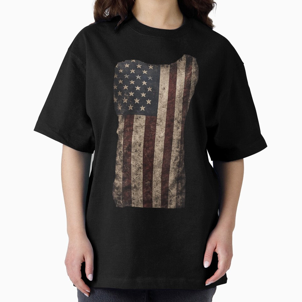 Vintage American Flag Soccer Fan Design by Junior-Design