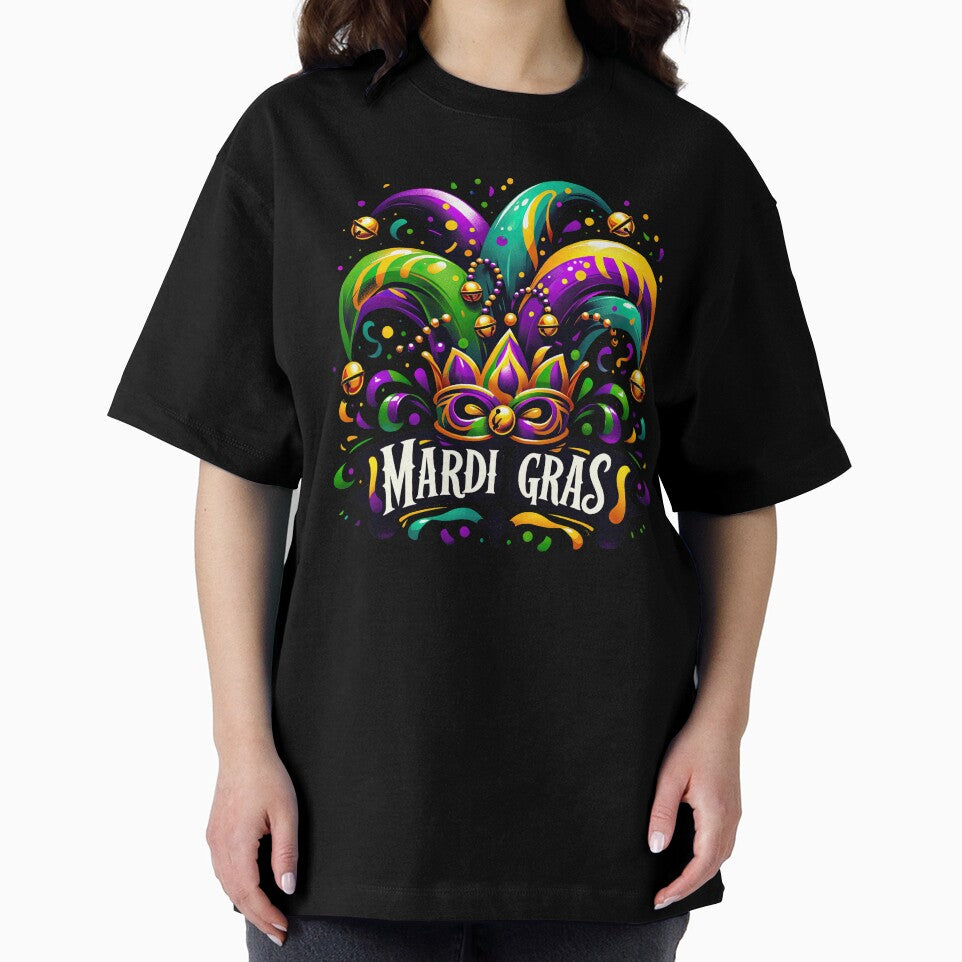 Festive Mardi Gras Jester Jubilee Tee by MAPDDesigns