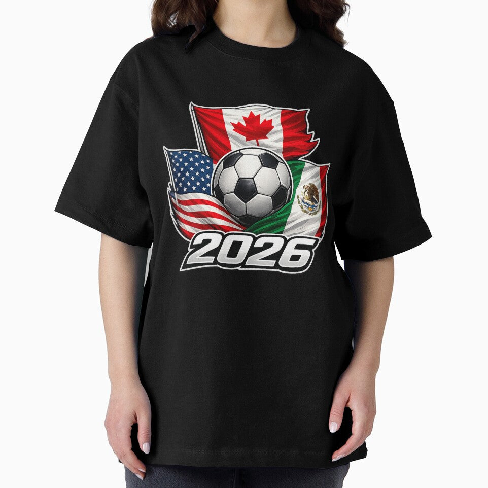 Soccer 2026 USA Canada Mexico – World Football Flags by MargaretaArt