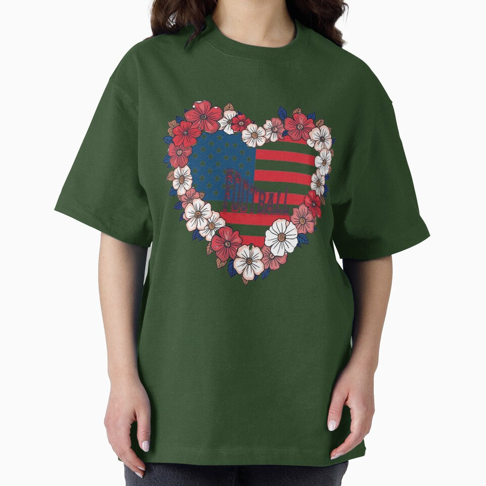 Copy of USA Football Heart by FlowerSeller1