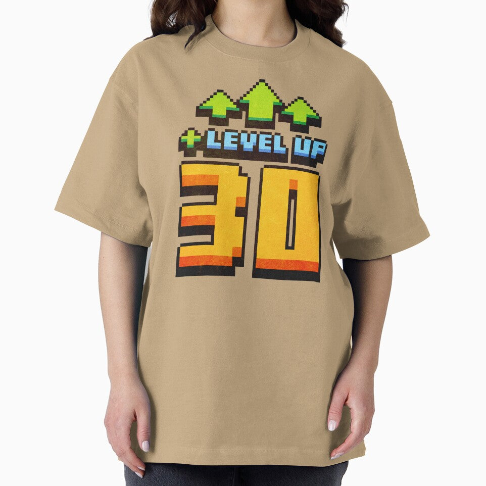 Level Up 30 Lvl Pixel Art Birthday Gift by PixelDrukiPL